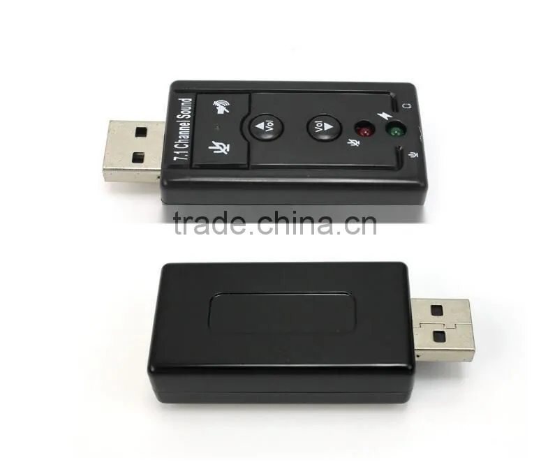 USB Virtual 7.1 Channel External Sound Card Audio Adapter