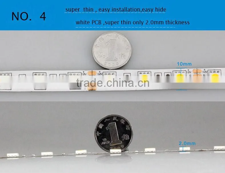 festalight UL CE RoHS certified SMD5050 chips warm white RGB flexible led strip light 220V 60 led per meter DC12V SMD3528