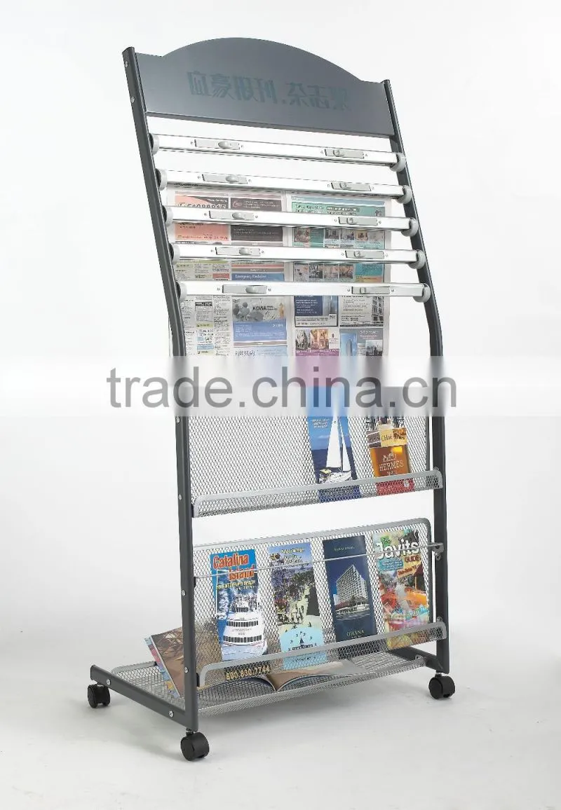 2015 popular newspaper display cabinet