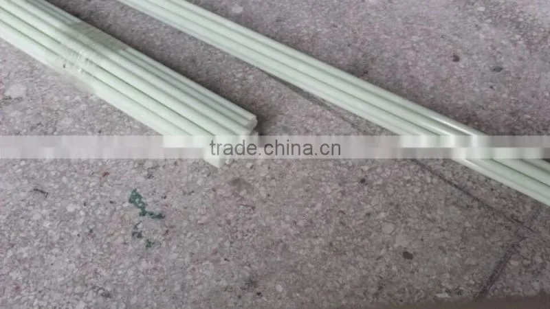 High strength fiberglas sold rods 10mm, solif fiberglass rods