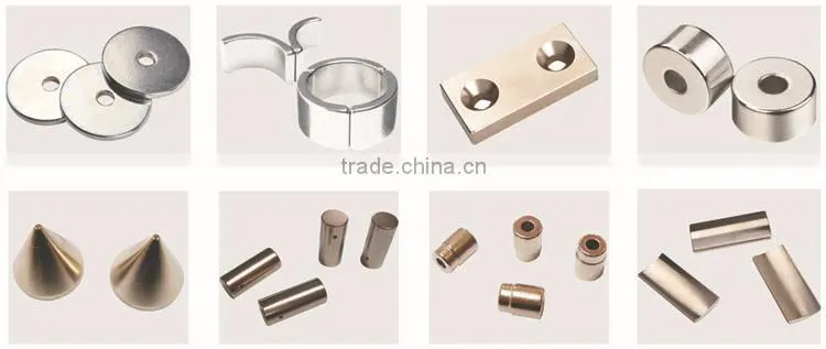 Customized N52 Neodymium Magnet, strong magnet force, reach ROHS/SGS, various shapes