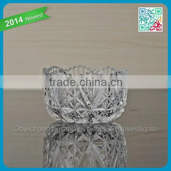 Gift Color Box Glass Candy Jar Best Seller Crystal Clear Glass Sugar Jar with Lids