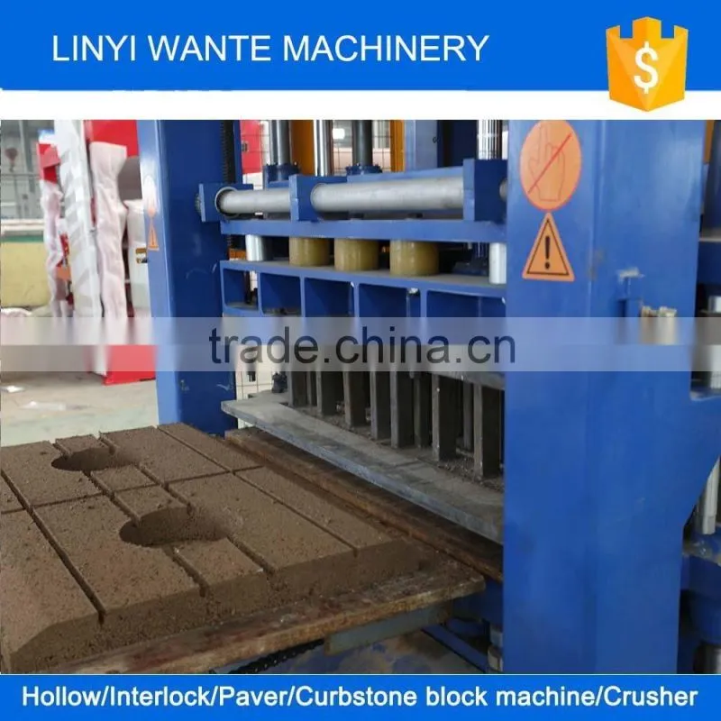 QT10-15 cement hollow brick manufacturing machine