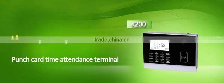 2016 Good Quality Multi Language Keypad Bio Metric Time Attendance (HF-K200)