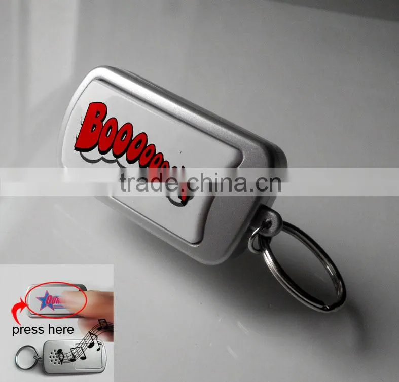 Cheapet Customized voice recordable keychain for 2014 World Cup promotion gift