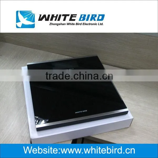 180kg /0.1kg electronic tempered glass digital body weighing bathroom scale
