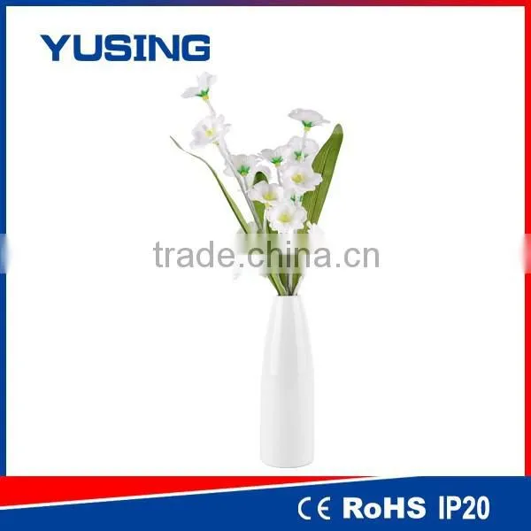 China suppliers decoration light battery led flower vase light