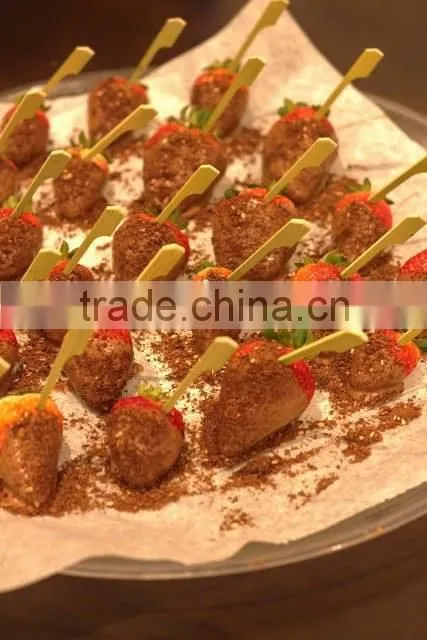 Short Bamboo teppo Skewer Assortment Party Paddle food and cake Picks