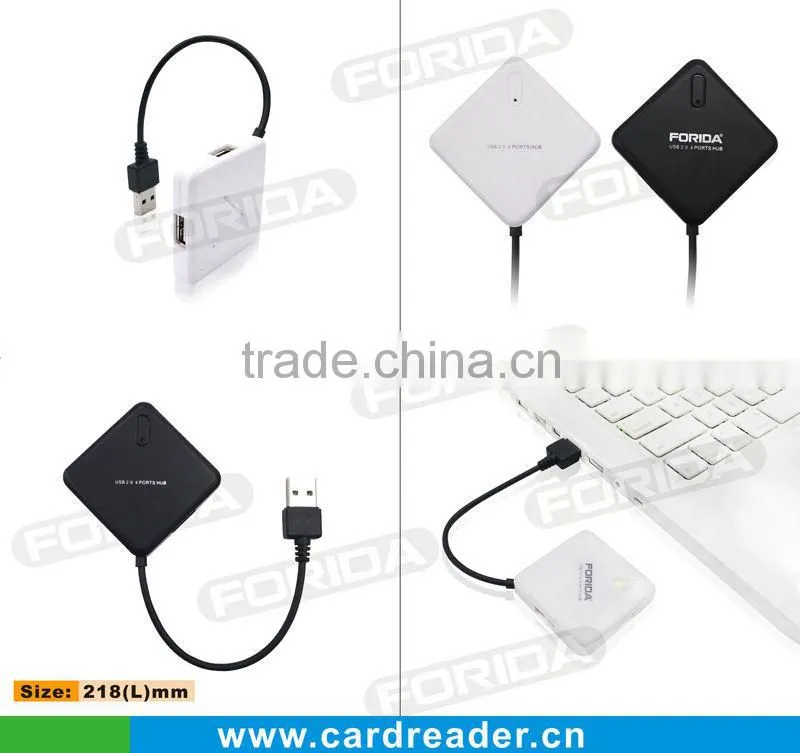 cool shape 4 ports usb 2.0 hub