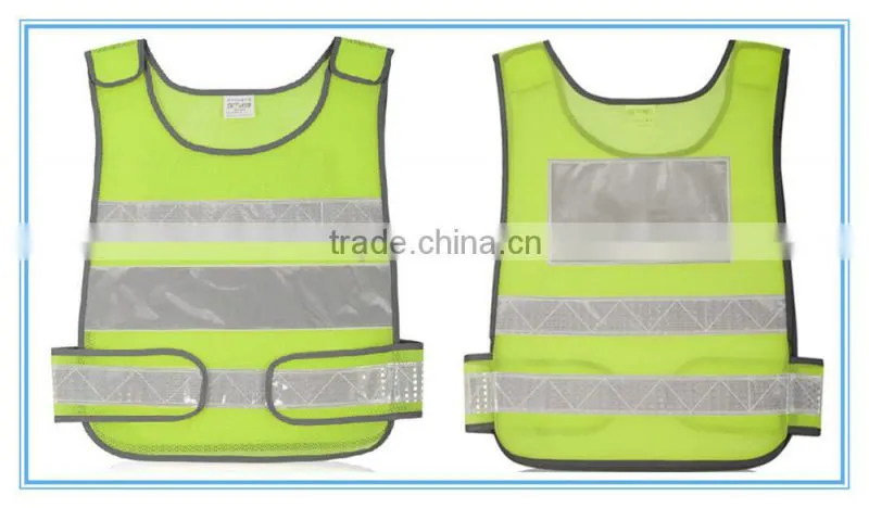 100% polyester mesh PVC reflective high visibility traffic police jacket