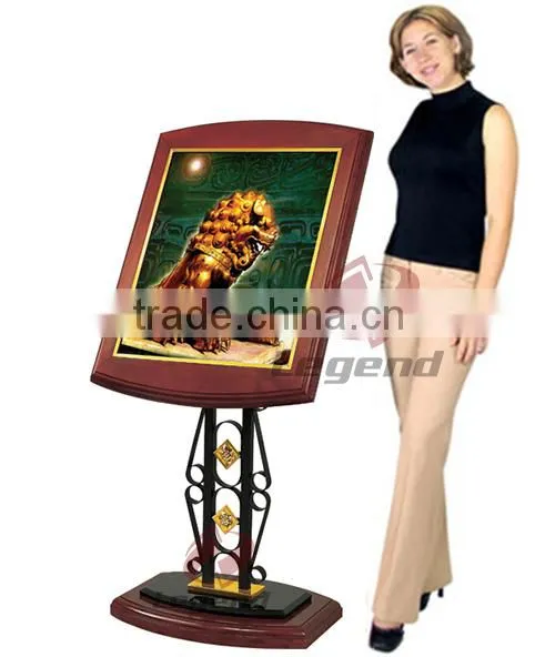 Customized Display sign holder Hotel lobby sign stand