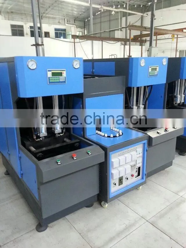 Plastic bottle blowing machine/ Semi-automatic bottle blow moulding machine/ PET bottle making machine