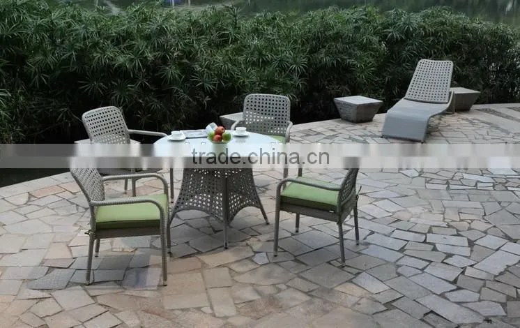Outdoor wicker furniture restaurant chairs and table!,factory reasonable price and hot sale!!