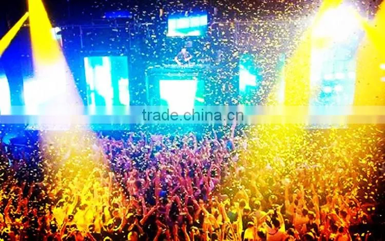 1200W stage equipment color paper big confetti blower machine with flight case