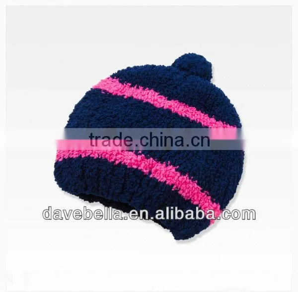 DB33 dave bella autumn winter chenille baby hat infant caps