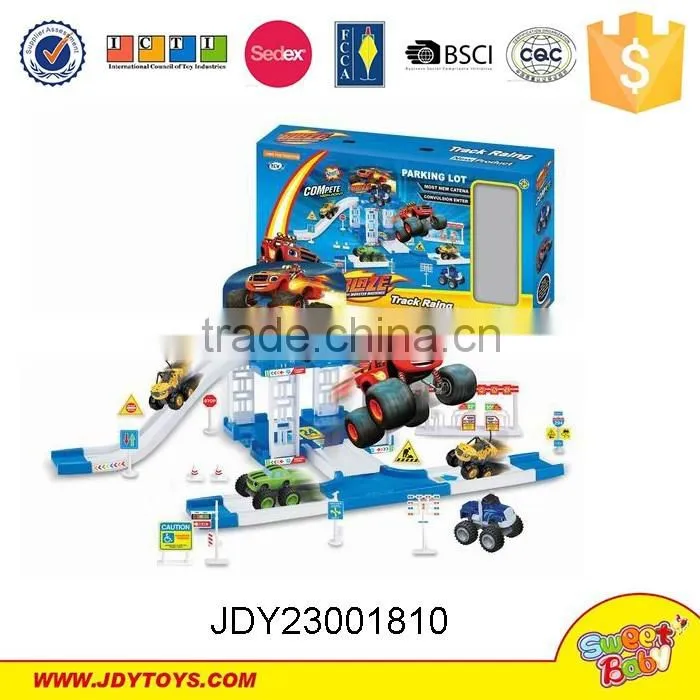 Hot plastic DIY Parking toys,education toys,2016 new play toys set