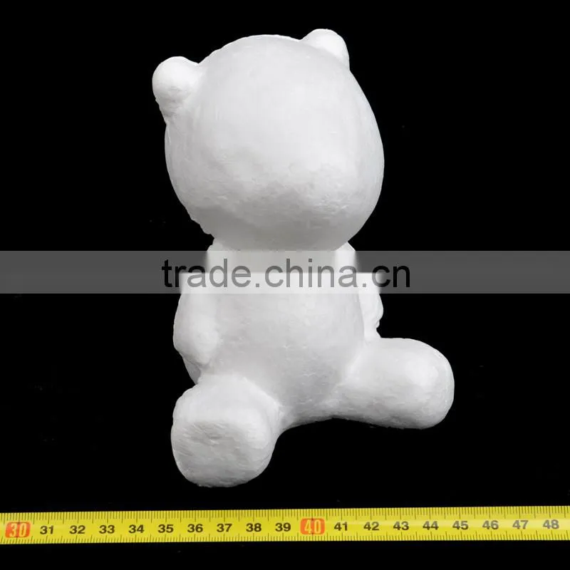 white holloween polystyrene pumpkin model