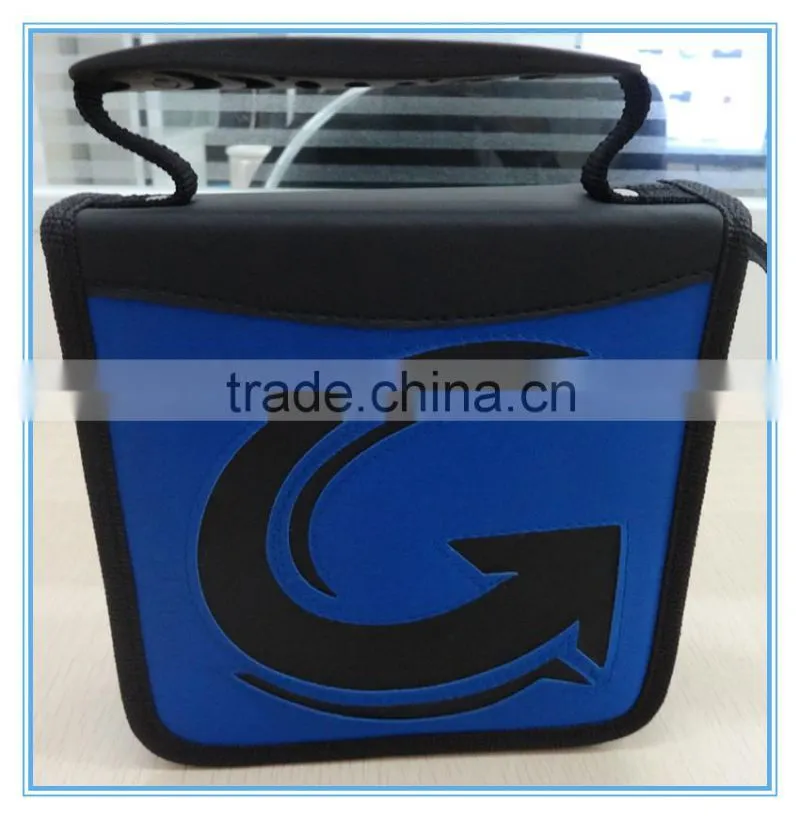 Blue PVC material popular high quality CD box pack 40pcs