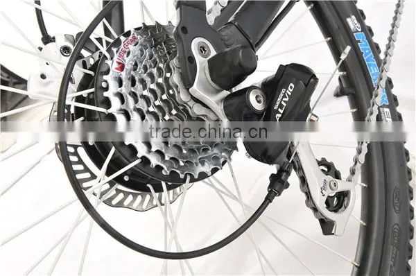 Cheap electric mountain bike for sale with full suspension fork (TDE15Z )