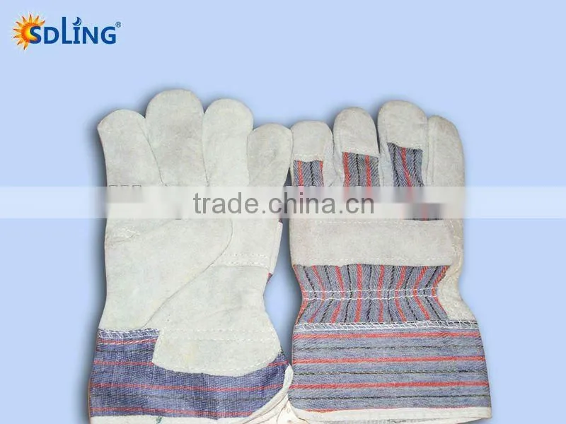 Leather Protective Gloves For Industrial Use