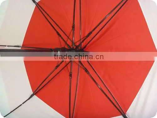 60" arc big golf size eva handle double umbrella