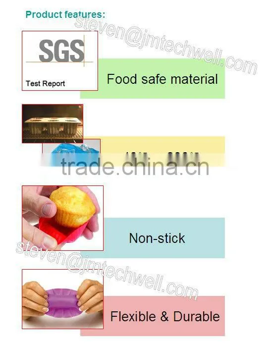 FDA LFGB Lovely silicone mold for cake fondant