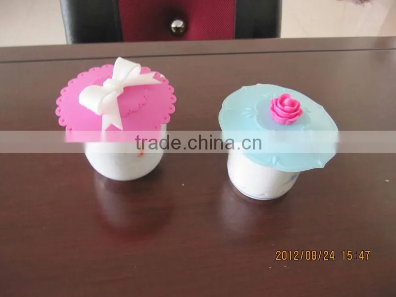 factory price funny and useful silicone glass lids for wine