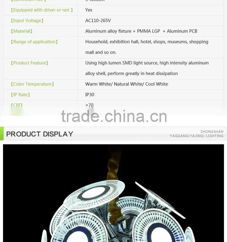 2016 specialize design LED lamps for home decorating