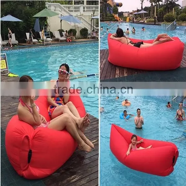 as seen on tv 2016 seat type bean bag air sofa bed inflatable sleeping outdoor camping inflatable air sofa