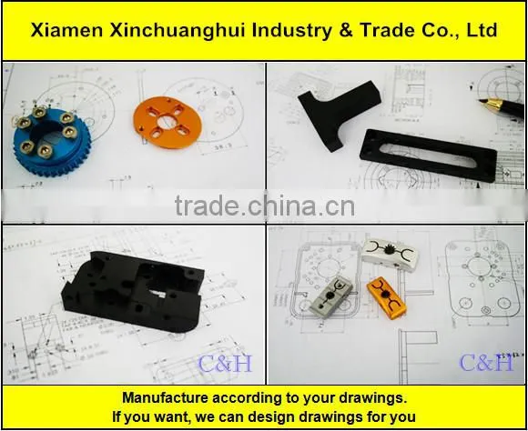 Custom CNC machining milled tunring 7075 6061 6063 aluminum rod parts
