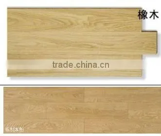 Three-layer Red Oak & White Oak engineered wood flooring