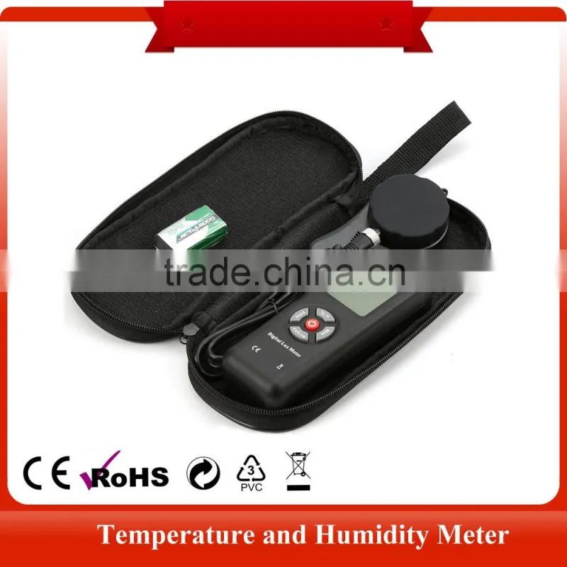 3-in-1 digital lux meter light sensor handheld with temperature and humidity TL-601
