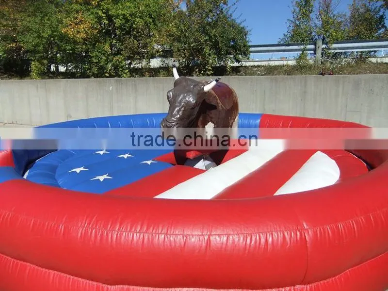 Most popular inflatable sports games mechanical rodeo bull parts for sale