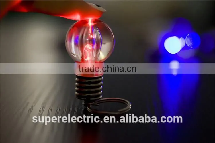 Made in china high quality hot custom made car shape led plastic key chain