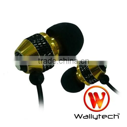 Wallytech Stereo in-ear For iPhone Metal Earphone