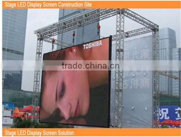 outdoor full color p16 led video screen
