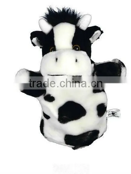 Soft squirrel plush animal hand puppet