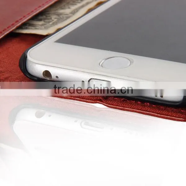 Smart Phone Cases Holder for Apple Iphone 5 5 S 5C 5G 6 6G With Card Money Slot