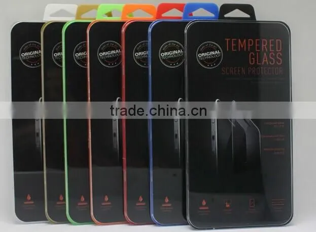 Alibaba Import Fahion New Premium Mobile Accessories 0.33mm Corning Colorful Silk Printing Tempered Glass Scren Protector