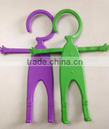 Phone Partner = flexible cell phone holder human hanger design