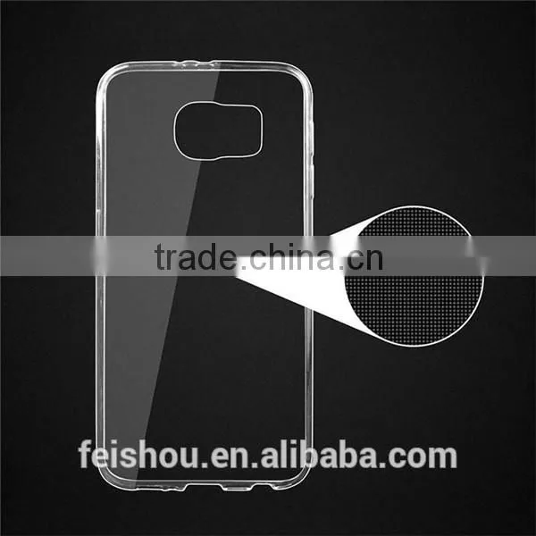 Factory Outlet Soft Transparent Clear TPU Case for Samsung Galaxy S6 G9200