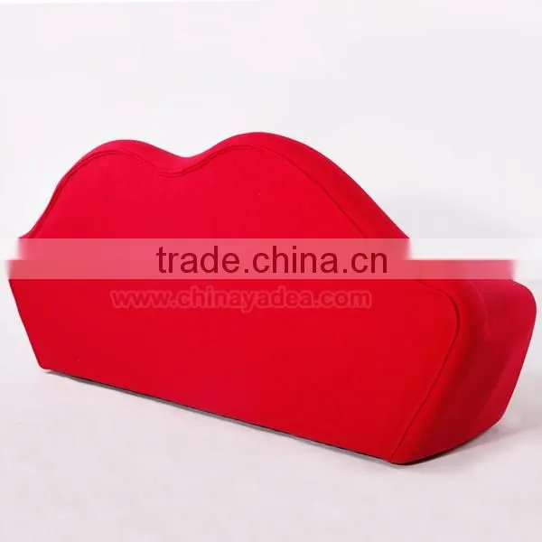 Apartment sofa red bocca kiss shaped lip sofa
