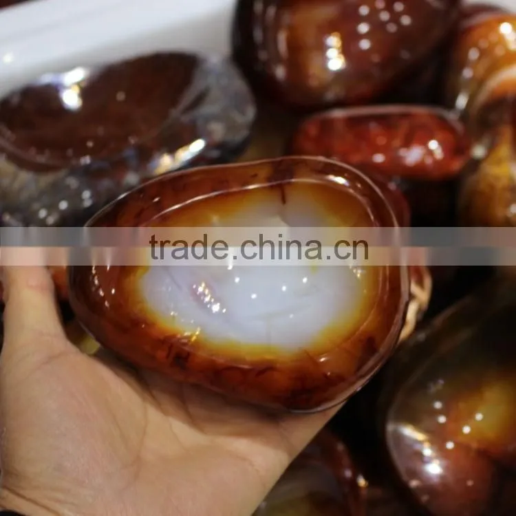 wholesale beautiful top quality engraved crystal ashtray red agate ashtray