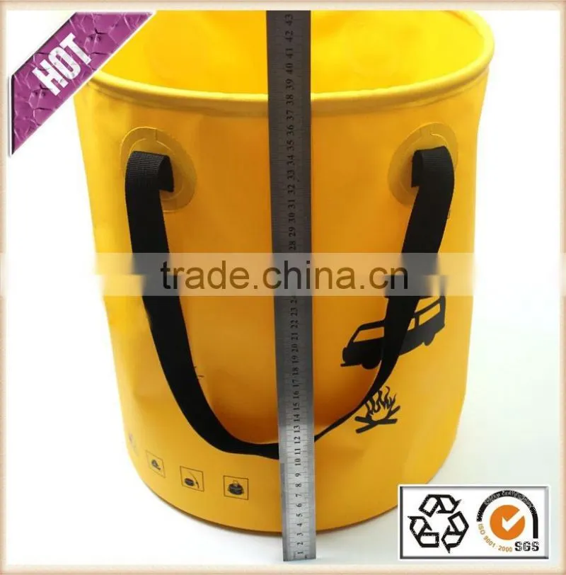 10L 20L 30L Folded Outdoor Bucket Car Wash Bucket Fishing Folding Bucket