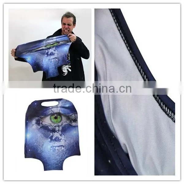 Wholesale 2016 Fashion Fruit watermelon printing hard cover clear luggage covers