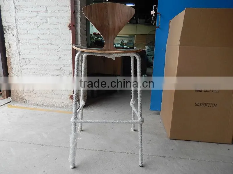Cherner bar chair chrome leg bentwood bar stool factory price direct