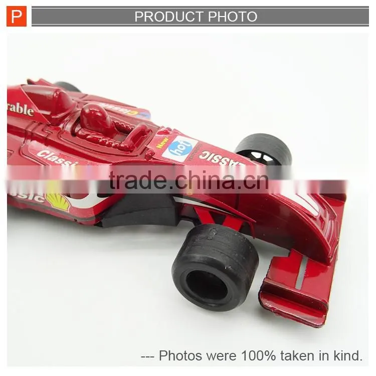 Plastic mini pull back racing f1 car toy