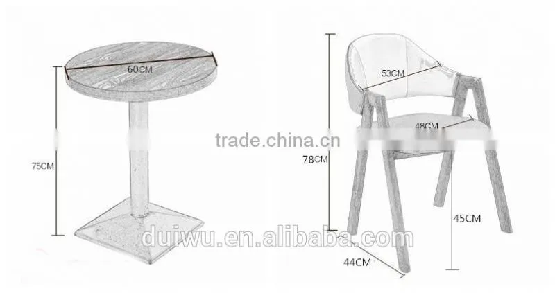 High quality mexican modern fast food restaurant furniture