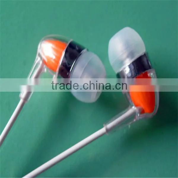 2016 Fashion new design transparent cover in ear pieces