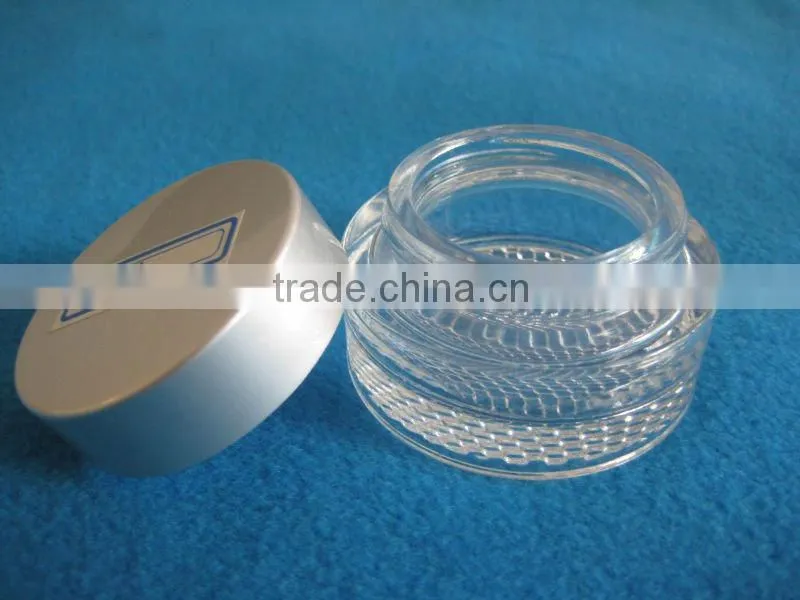 30g clear glass cosmetic cream container
